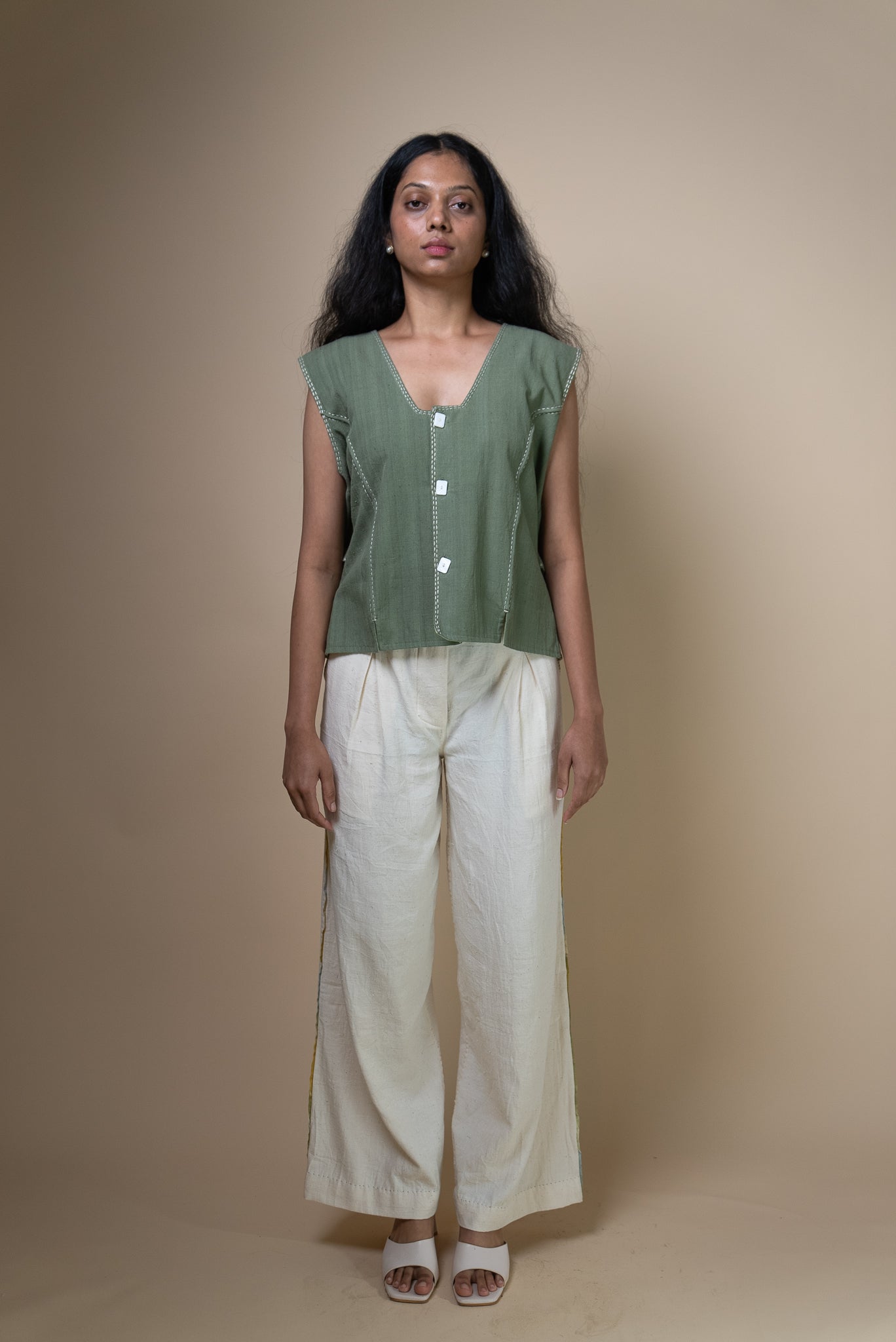 Lafaani - Meadows Unisex Olive Vest